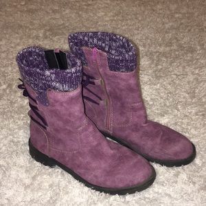 LIKE NEW Purple Boots ! 💜